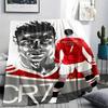 1PC CR7 Print Flannel Blanket, High Quality All Seasons, Home Decor, Warmth and Comfort, Perfect for Christmas Gifts