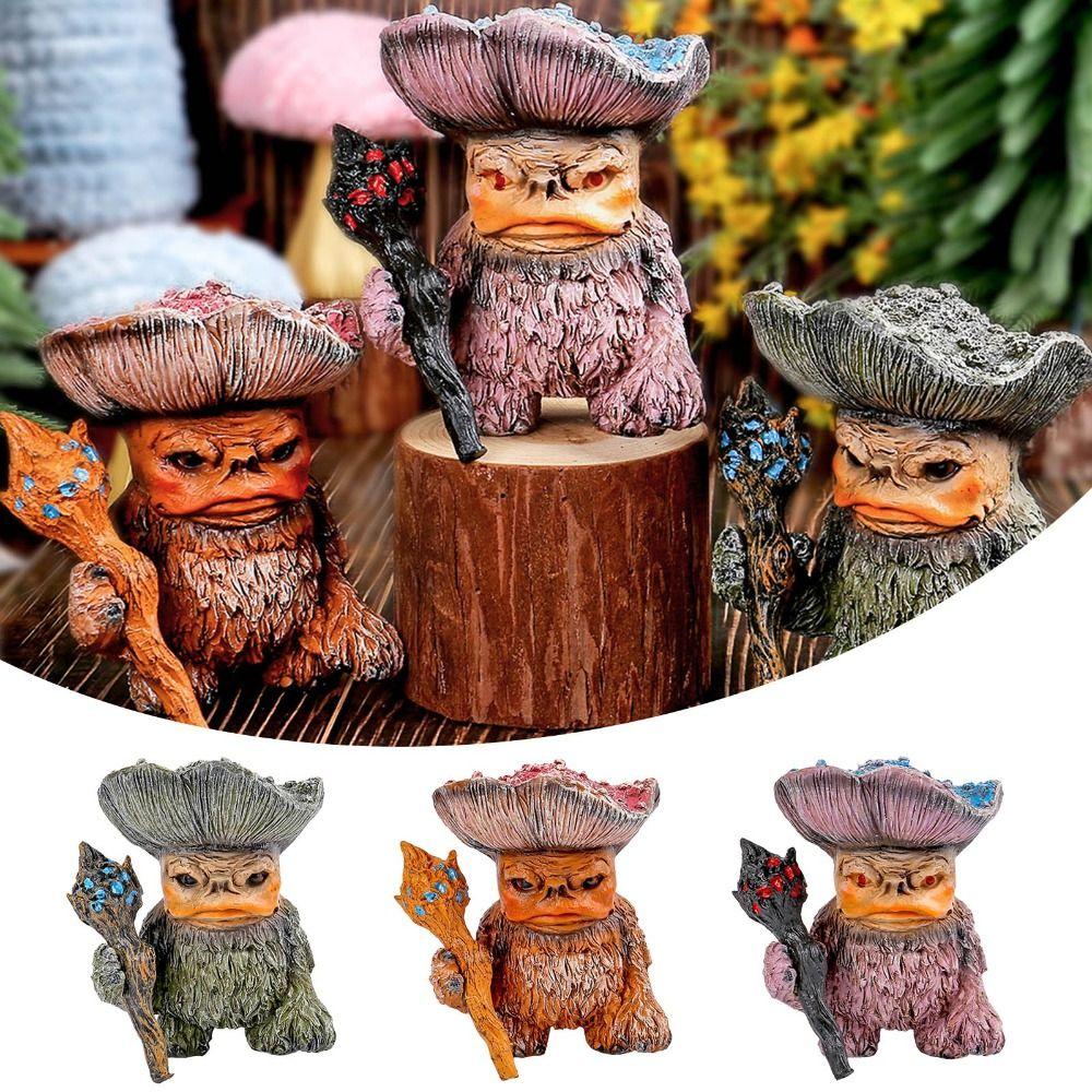 

Creative Fairy Tales Mushroom Crafts Resin Ornaments New Elves Statue