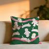 Heartwarming Illustrations By Japanese Artist Hakowasa Cushion Cover Cozy Velvet Throw PillowSoft Warm Cushion For Sofa  Bed