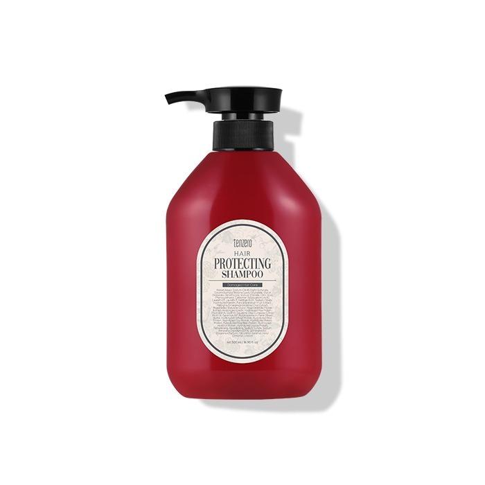 TENZERO Hair Protecting Shampoo for Damaged Hair - Intense Protein Repair & Nourishing (500ml / 16.9 fl.oz.)
