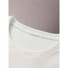 Crewneck Tee Men T-Shirt | White Casual Comfortable Loose T-Shirt For Summer, Regular Fit, Short Sleeve, Slight Stretch Fabric, Perfect For Daily Wear