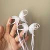 Korean Fairy Ribbon Bow Tassel Hair Clip - Ballet Style