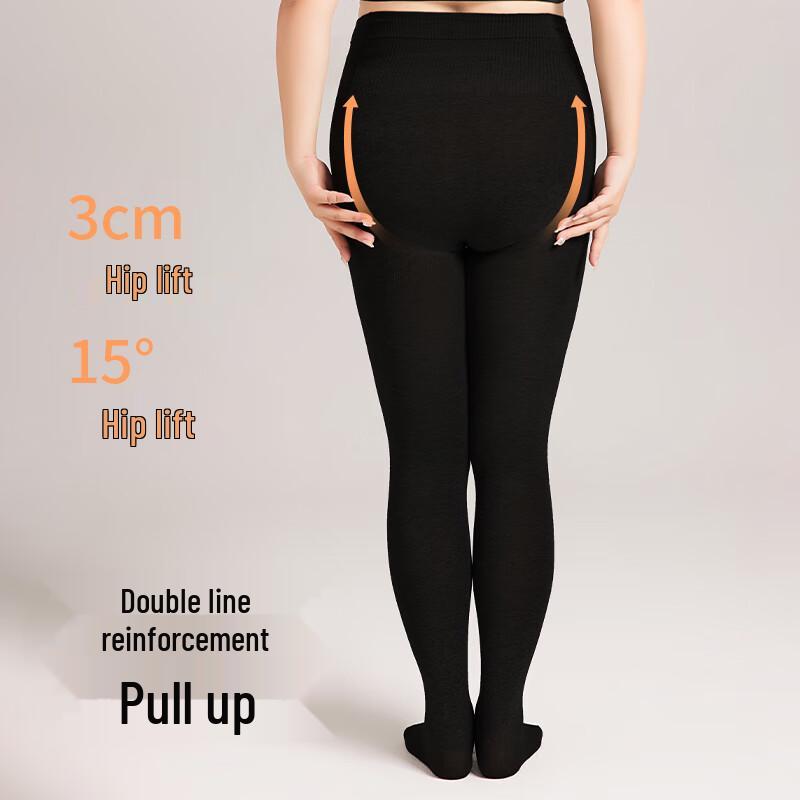 Women's Plus Size Thermal Velvet-Lined Leggings Pantyhose