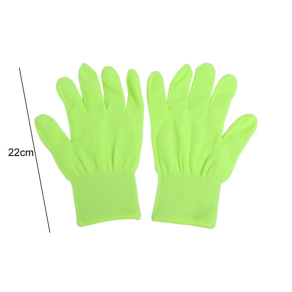 1 Pair Durable Green Gloves Breathable Neon Glove Party Decor Supplies Fluorescent Gloves Nightclub