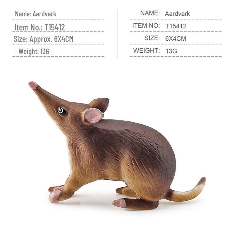 

«Набор моделей диких животных»: Белка, Белохвостый олень, Муравьед, Трубкозуб, Пингвин, Горилла