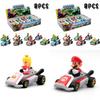 Super Mario Party Go-kart Toy Set With 8 Collectible Figures And Display Box