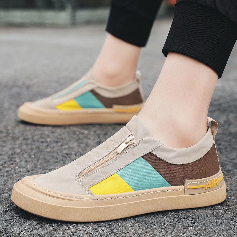 Fashion Men's Sneakers Shoes 2024 New Autumn Trendy Men's Casual Shoes All-match White Men's Casual Shoes A Pedal