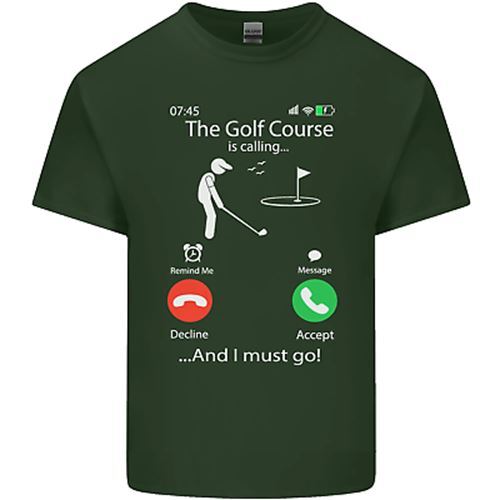 Golf Is Calling Golfer Golfing Funny Unisexs Cotton TShirt Tee Top