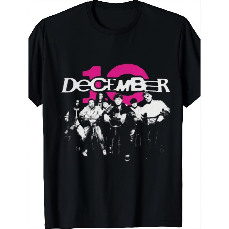 December 10 Merch Photo T-Shirt Unisex Standard T-Shirt Black Size S S чёрный