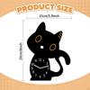 Cat Shape Bedroom Clock Decorative Cartoon Animal Acrylic Silent Modern Art Ornament Suitable