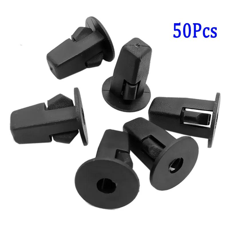 50Pcs Fastener Clips Fender Liner Screw Plastic Rivet Fastener Clips 8mm Holes For Toyota For Lexus Auto 90189-06013