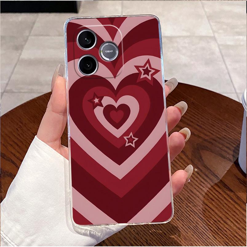 Shockproof Phone Case For Honor 600 Lite 5G/Honor 500 Smart 5G Transparent TPU Soft Casing Fashion Cute White Furry Bear Shell