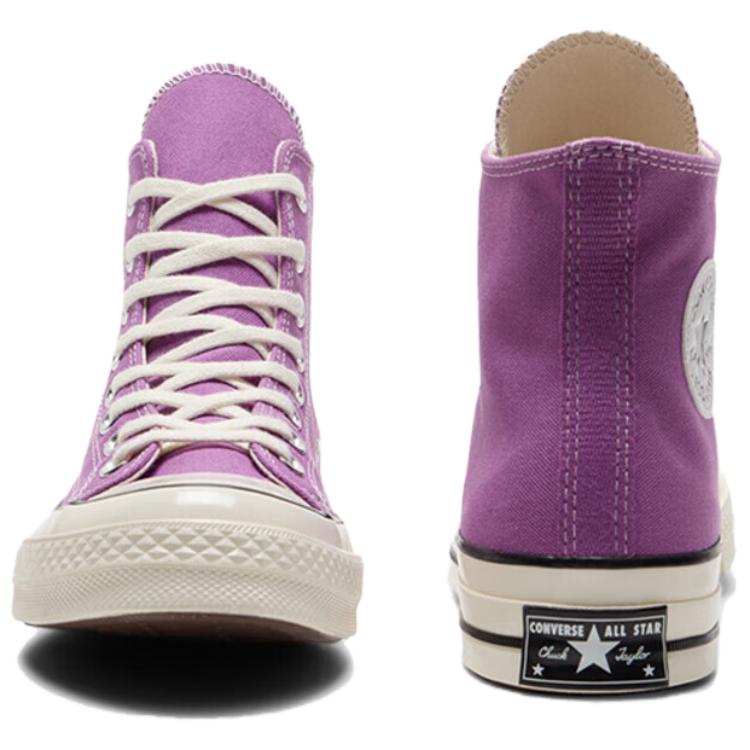 Converse Chuck Taylor 70S Seasonal Comfortable Versatile Durable High-Top Canvas Shoes Unisex Sneakers Purple A13330C