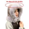 Adult Plush Earflap Hat Outdoor Windproof Ear Protect Furry Hat for Outdoor