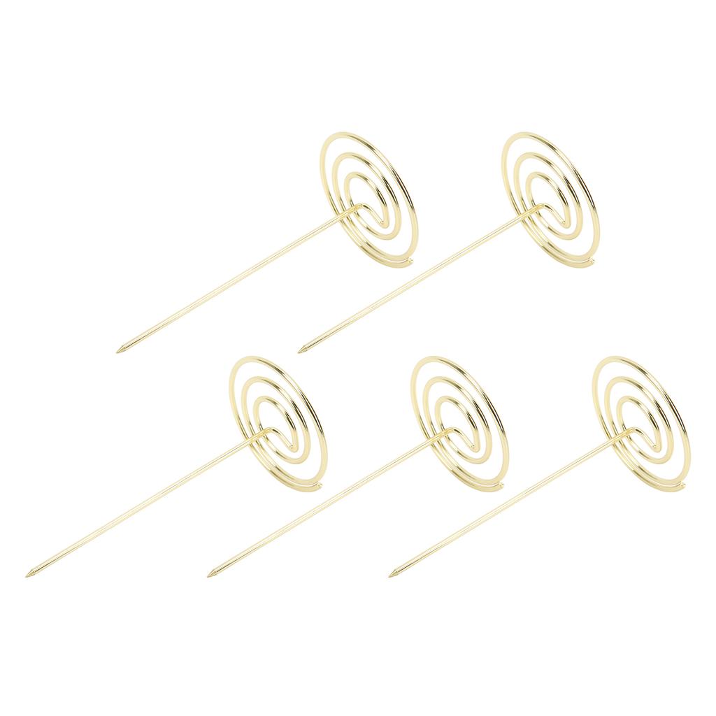 5PCS Receipt Holder Wear Resistant Anti Corrosion Recyclable Check Spindle for Office Kitchen