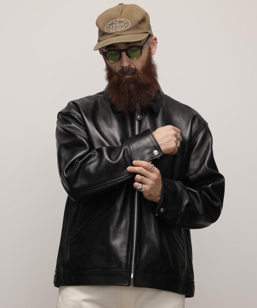 Schott Leather Tracker Jacket, Men's, Size 2XL, 010, Black, 782-5950014