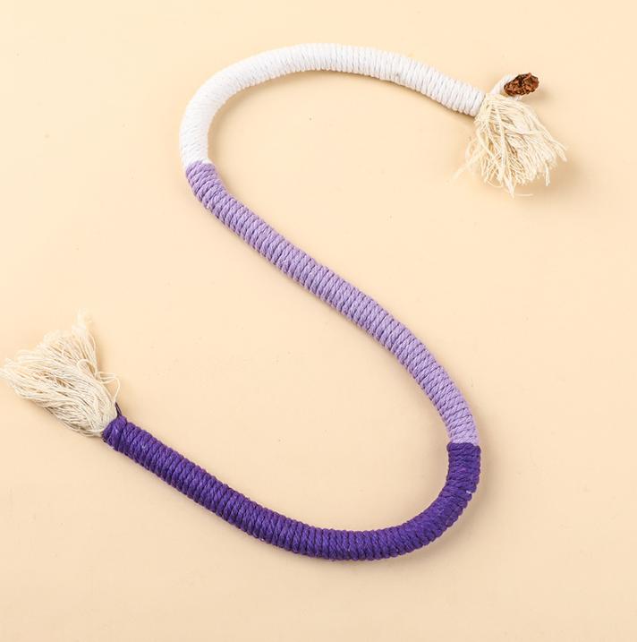 

Cat Toys Chew Ropes Pet Toys Refillable Natural Catnip, Safe Teeth Cleaning Toy for Indoor Kittens, Interactive Cat Nip Kitty Toys