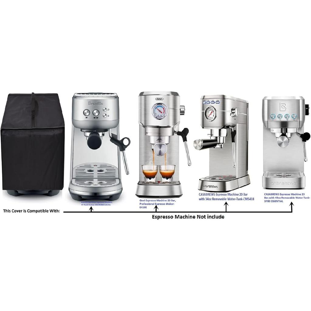 AF-WAN Espresso Machine Waterproof dust Cover for Gevi Espresso Machine 20 Bar-E418E/CASABREWS Espresso Machine 20 Bar-CM5418/Breville Bambino