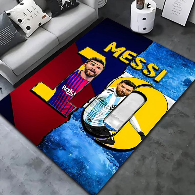 Messi Carpet Rug for Living Room Bedroom Home Sofa Decoration,Kids play Non-slip Floor Mat