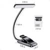 Gritin 19 LED Rechargeable Book Light for Reading in Bed | Eye Caring 3 Color Temps,Stepless Dimming Brightness,Memory Function,90 Hrs Runtime