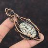 Dalmatian Jasper Pendant Copper Wire Wrapped Pendant Handmade Jewelry Elegant Pendant Gemstone Pendant Copper Wire Wrap Jewelry Gift For Her