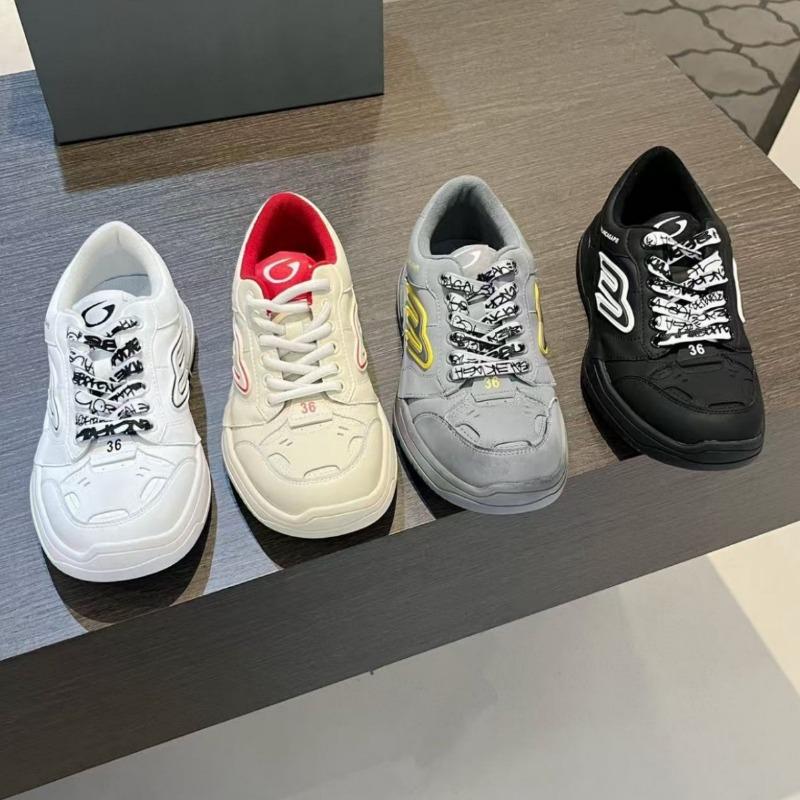 Early Autumn New Retro Thick-soled Heightening Lace-up Casual Versatile Men's and Women's Sports Board Shoes