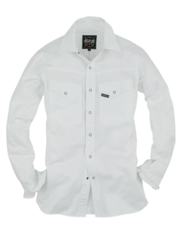 

Musashino Uniform Even River Sashiko Shirt K-006, Sizes M-5L, Long Sleeve, 100% Cotton, Kagemusha Series, Tobi Clothing, Dot Buttons, Fall/Winter Work