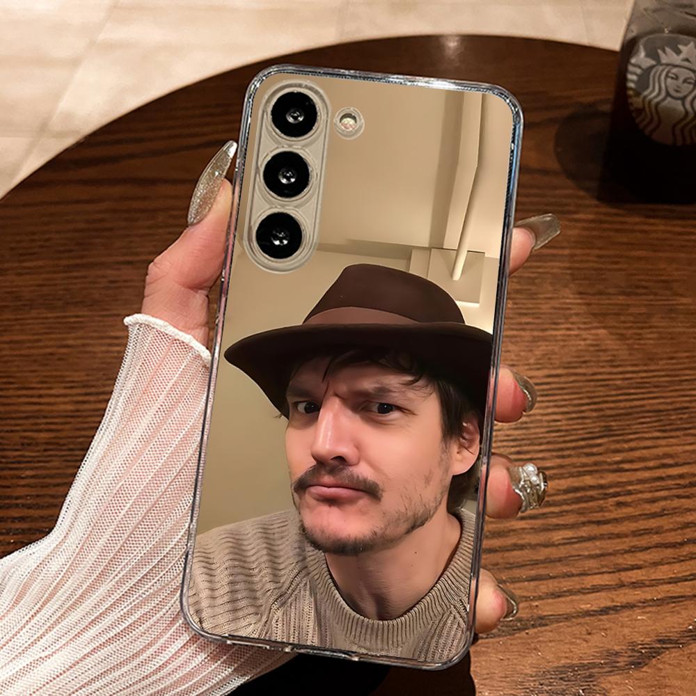 Pedro Pascal Actor Phone Case Silicone For Samsung S30,23,21,22,20 FE lite,S10,9,PIus Note20ultra Soft Transparent