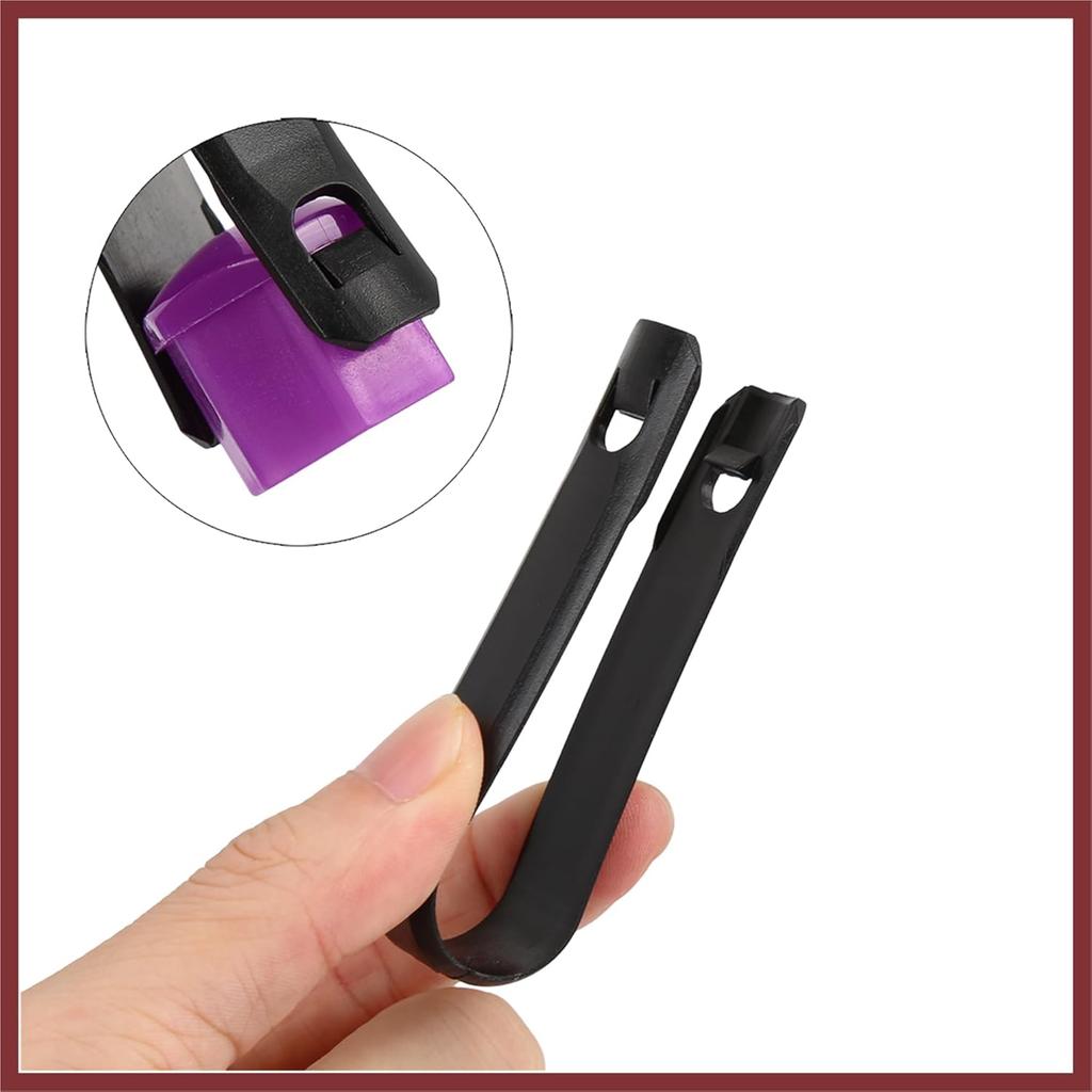 20pcs 21mm Universal Purple Plastic Car Wheel Nut Lug Hub Screw Rim Bolt Covers Dust Protection Caps with Removal Tool Clip Replace Parts