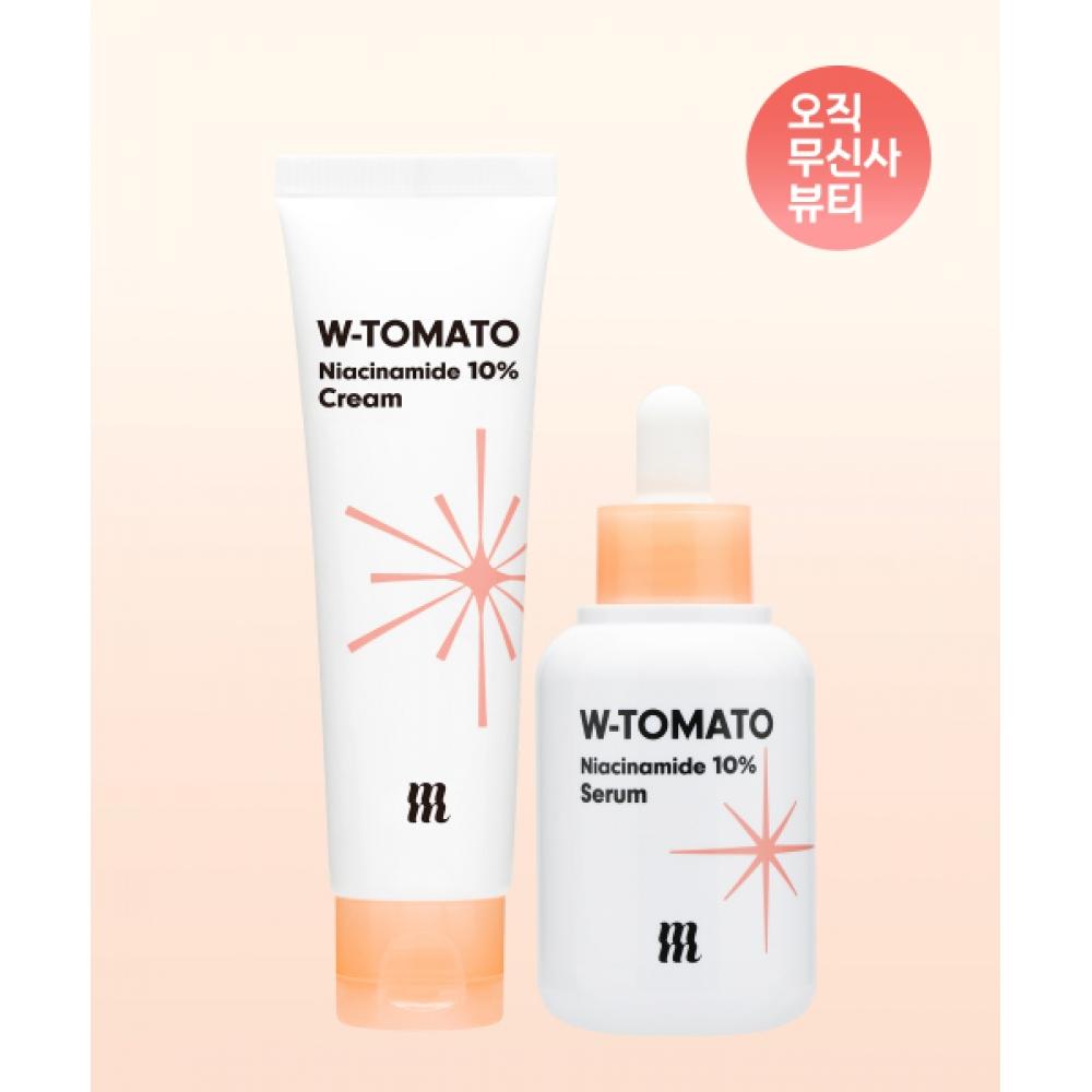 

Merzy [набор из 2 шт.] Merge White Tomato Ниацинамид 10 Сыворотка+крем Serum+Cream {B003289}