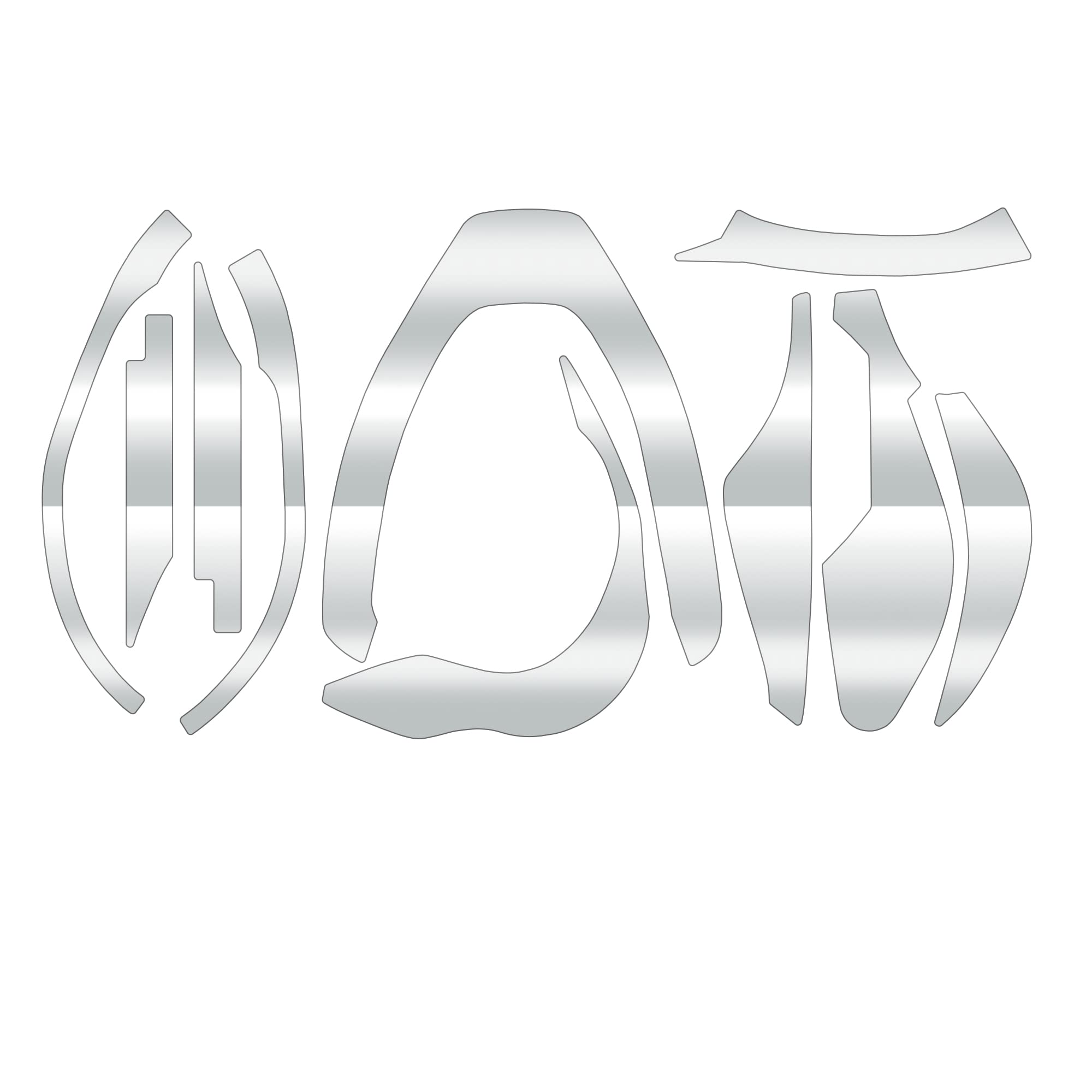 

CUSTOM YOROI Custom Decal for 15 Metanium DC Baitcasting Scratch Protection SEAT.JP Reel, (Clear, Left-Handed)