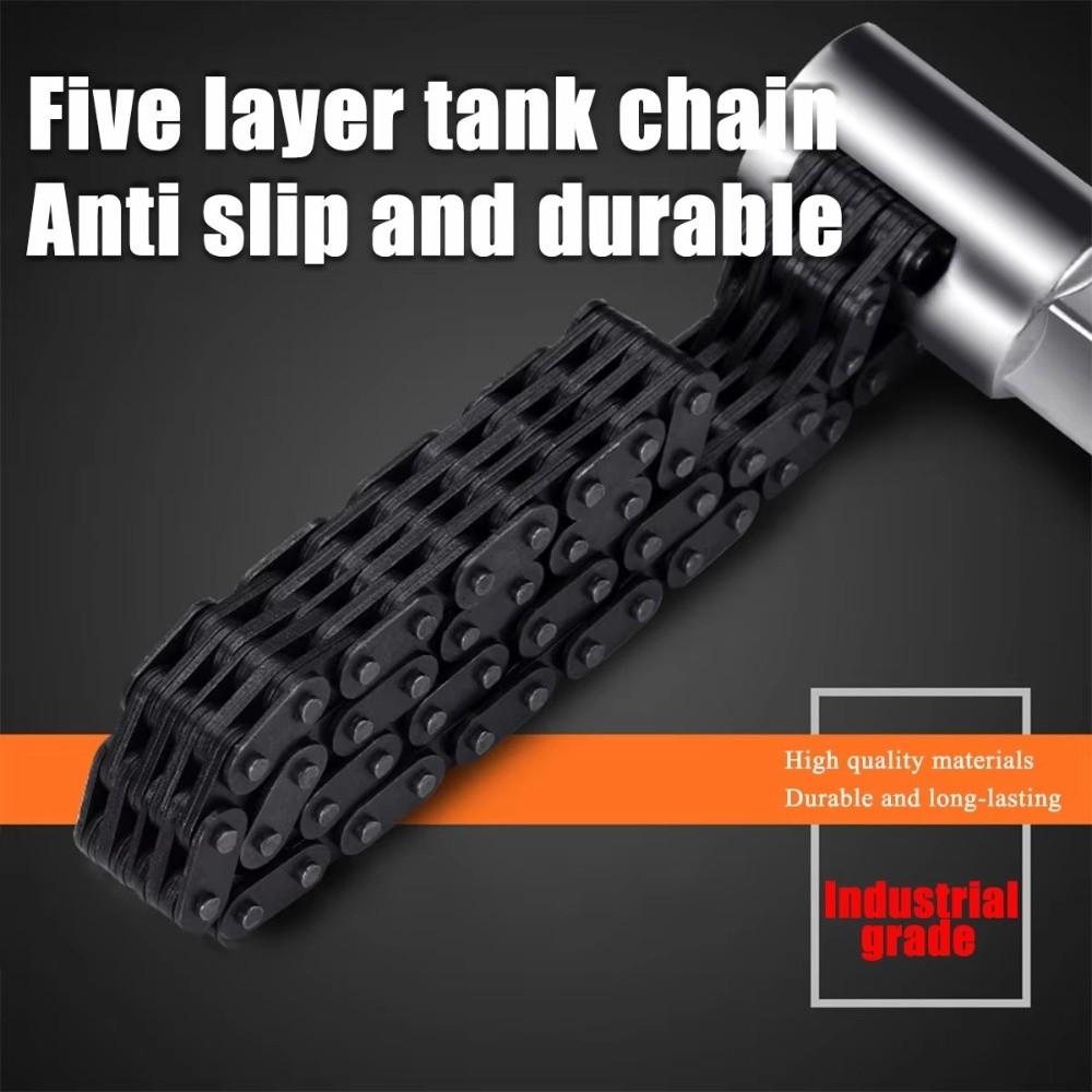 Double Chain Chain Type Wrench Chain Type Oil Filter Remover Oil Filter Wrench For Auto Car Repair