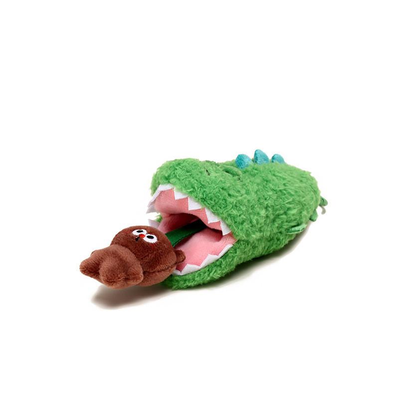 Plush Delightful Crocodile Keychain With Pull Feature Perfect For Kids And Collectors