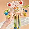 Teething Toy Crab Montessori Sensory Toys Develops Cognitive Baby Pull String Toy   Baby/Infant