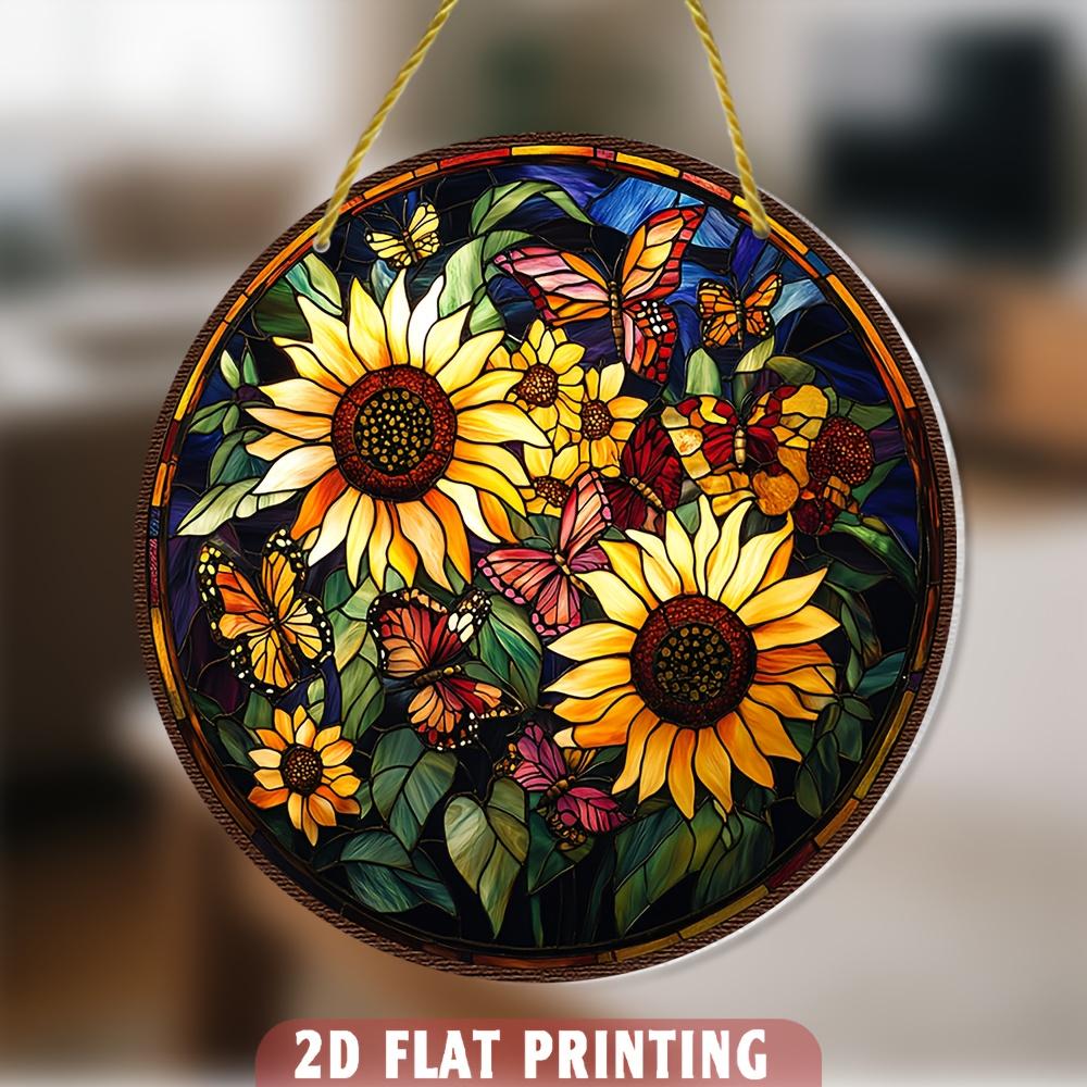 2D Flat Acrylic Colorful Butterfly  Decoration , Use No Batteries/Electricity Needed, Unique Indoor/Outdoor Decoration , Multipurpose Traditional