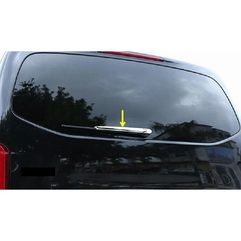 For Mercedes-Benz Vito (W447) V-Class 2017- ABS Chrome Rear Window Wiper Arm Blade Cover Trim Overlay Nozzle Molding Garnish