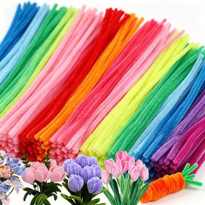 150/420pcs Craft Pipe Cleaners Color Chenille Stems for DIY Mom Gift, Handmade Flower Bouquet, Heart Wreath & Holiday Decoration