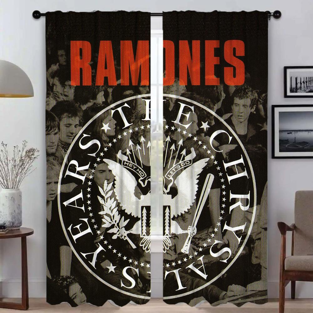 Partition Ramones Modern Living Room Curtains for Camera Shades Home Interior Curtains 2 Pieces Tulle for Bedroom Window Curtain
