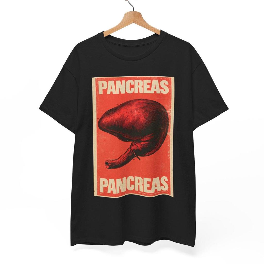 Pancreas T Shirt Unisex Anatomy Medical Science Tee