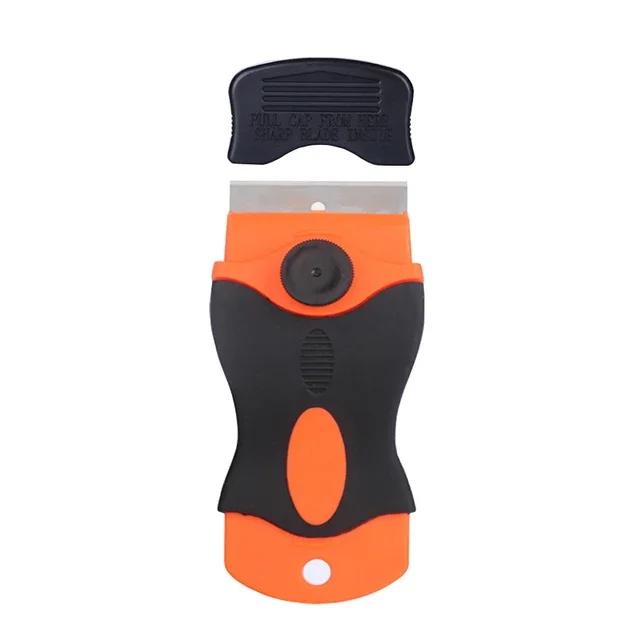 Ostrze do usuwania kleju Szklany piekarnik Razor Skrobak Plastikowy uchwyt Razor Skrobak Łopatka Samochód Film Narzędzie Czyszczenie okien Ostrze Skrobak