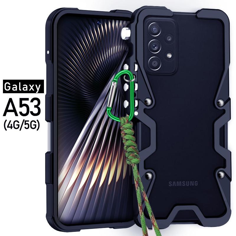 Suitable for Samsung A Series Mobile Phone Case, Metal Protective Case, Shockproof and Drop-proof All-inclusive Mechanical Model