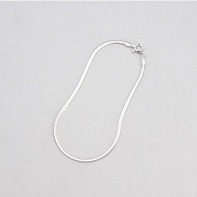 (Silver925) Plump Bracelet Silver Anklet Accessory Jewelry Simple Gorgeous
