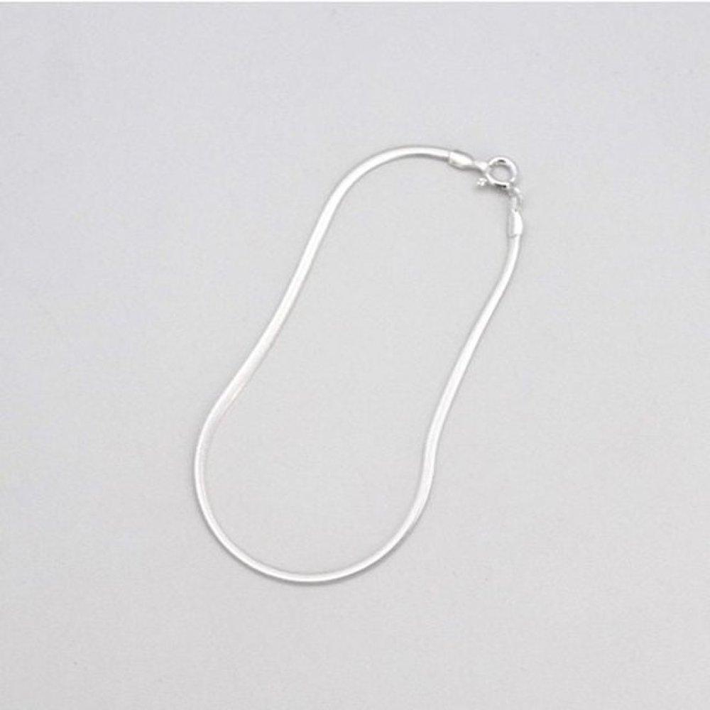 

(Silver925) Plump Bracelet Silver Anklet Accessory Jewelry Simple Gorgeous