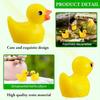 50/100 Pcs Diy Tiny Duck Figures Mini Resin Duck For Home Game Micro Landscape +Dollhouse Diy Aquarium Decoration