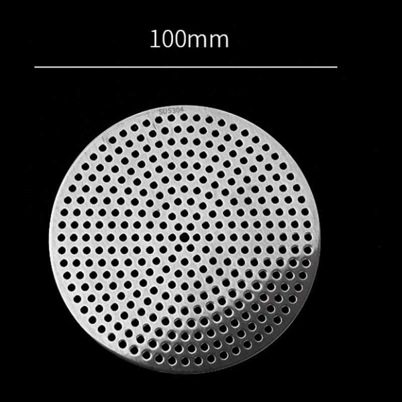 Round Floor Drain Cover 304 Stainless Steel Hair Filter Catcher Stopper Net for Bathroom Kitchen WC Anti Odor Floor Drain Cover