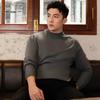EMZ Men's Anti-bacterial Pure Wool Round Neck Sweater
