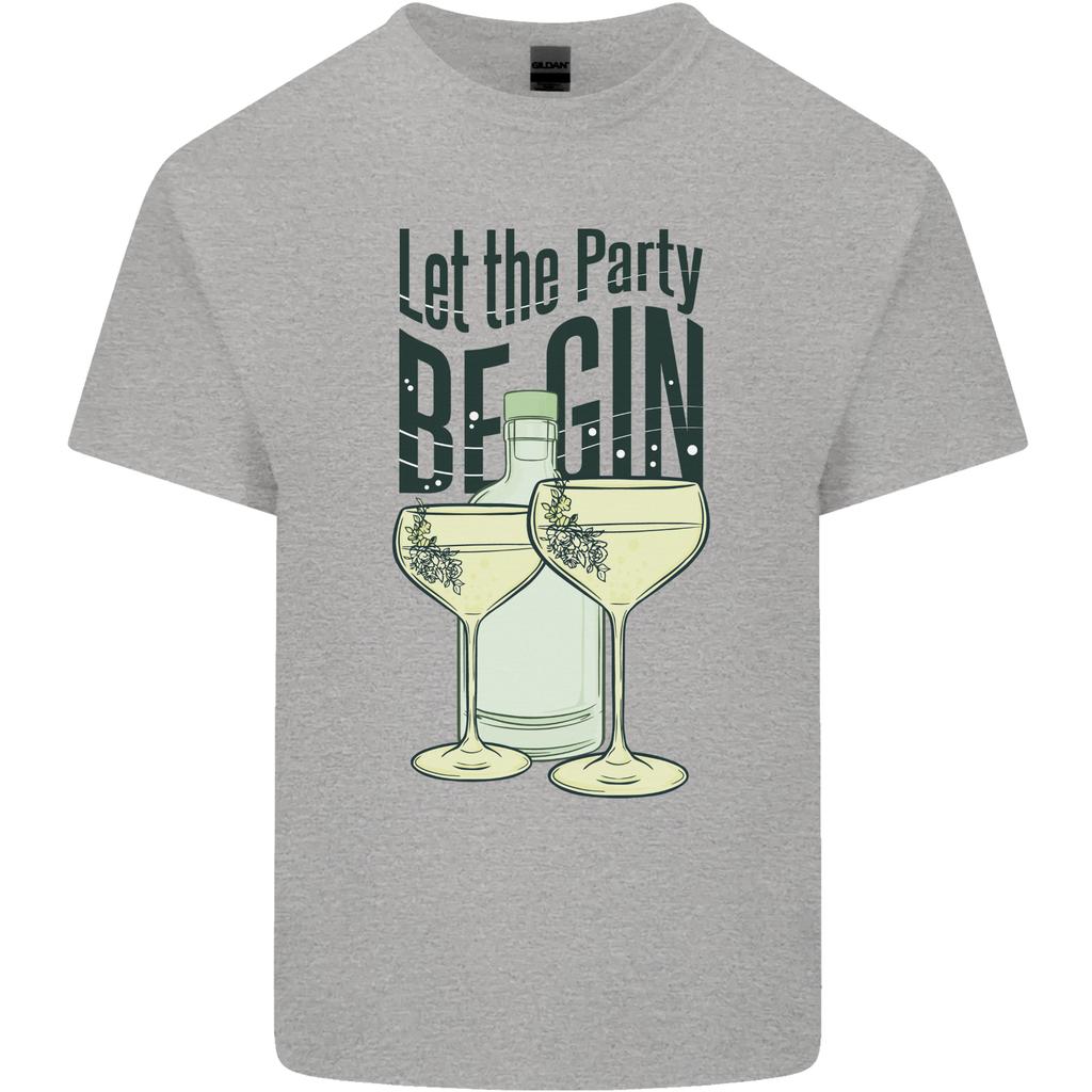 Let the Party be Gin Funny Alcohol Unisexs Light Cotton TShirt