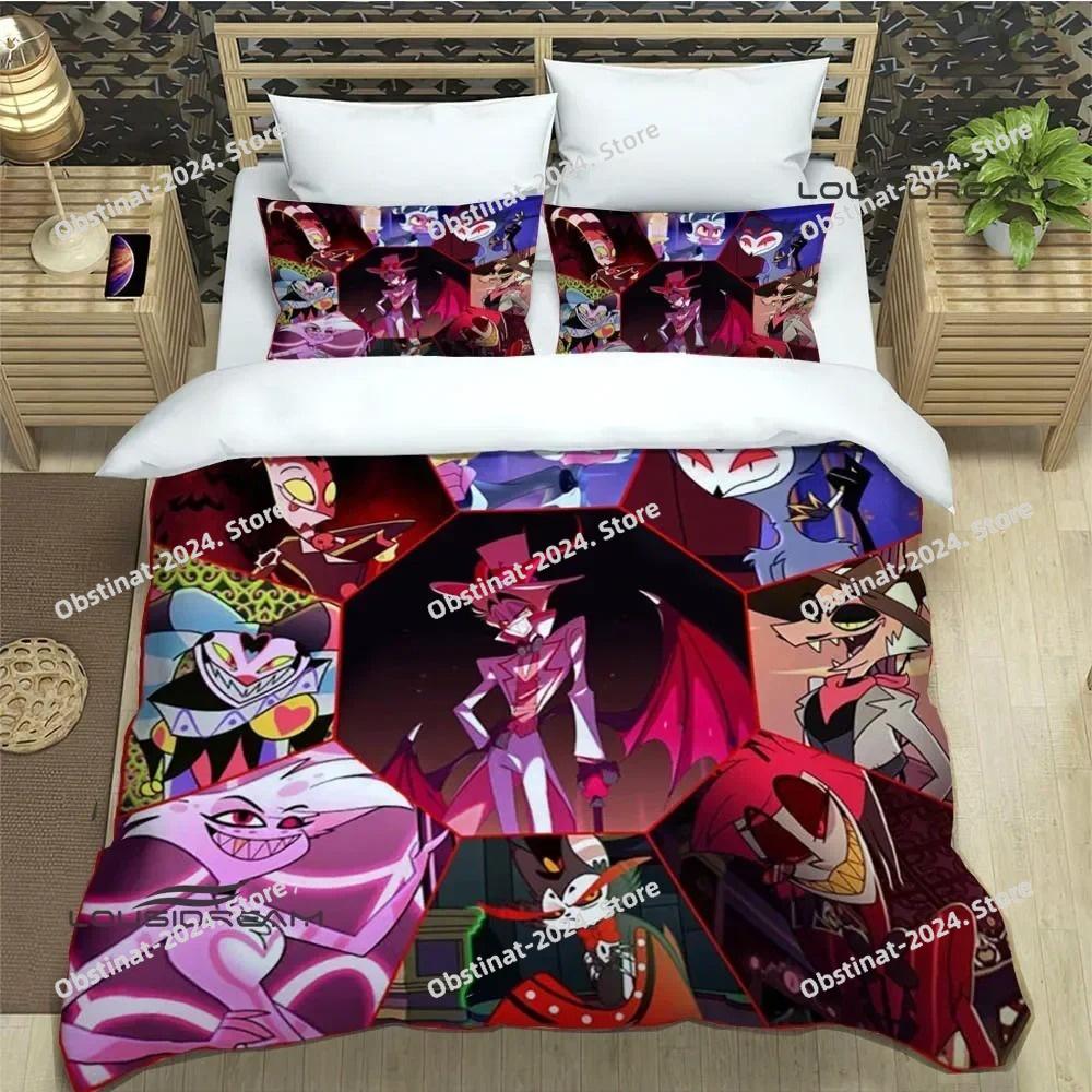 H-Helluva-Boss Cartoon Bedding Sets Exquisite Bed Supplies Set Duvet Cover Bed Comforter Set Bedding Set Luxury Birthday Gift
