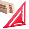 Speed ??Square, Triangle Carpenter Square, Triangle Aluminum Rafter Square - Portable Marking Gauge, Multifunctional Carpentry Tool for Carpenters and
