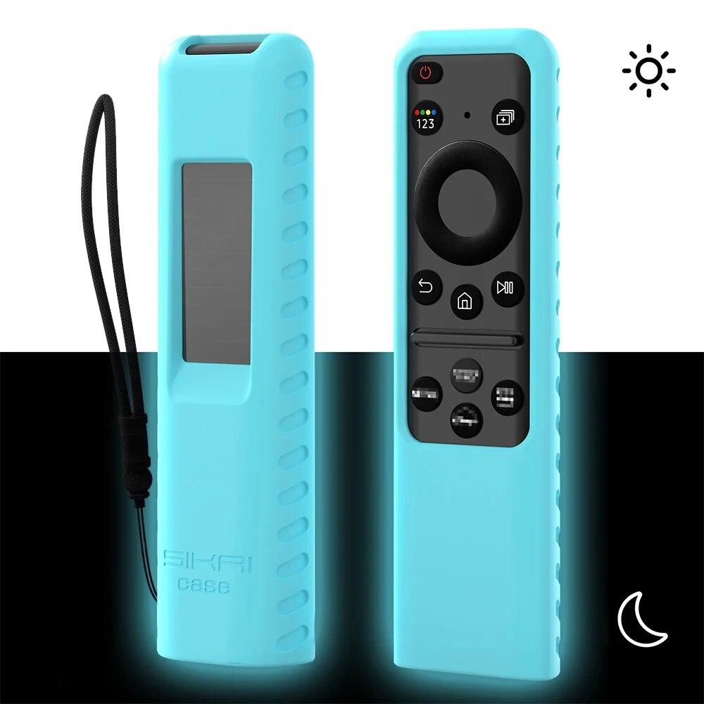 Silicone Remote Cover for Samsung 2023 TM2360E BN59 01432A TM2361E BN59 01455E Samsung Smart TV Remote Anit Lost with Lanyard